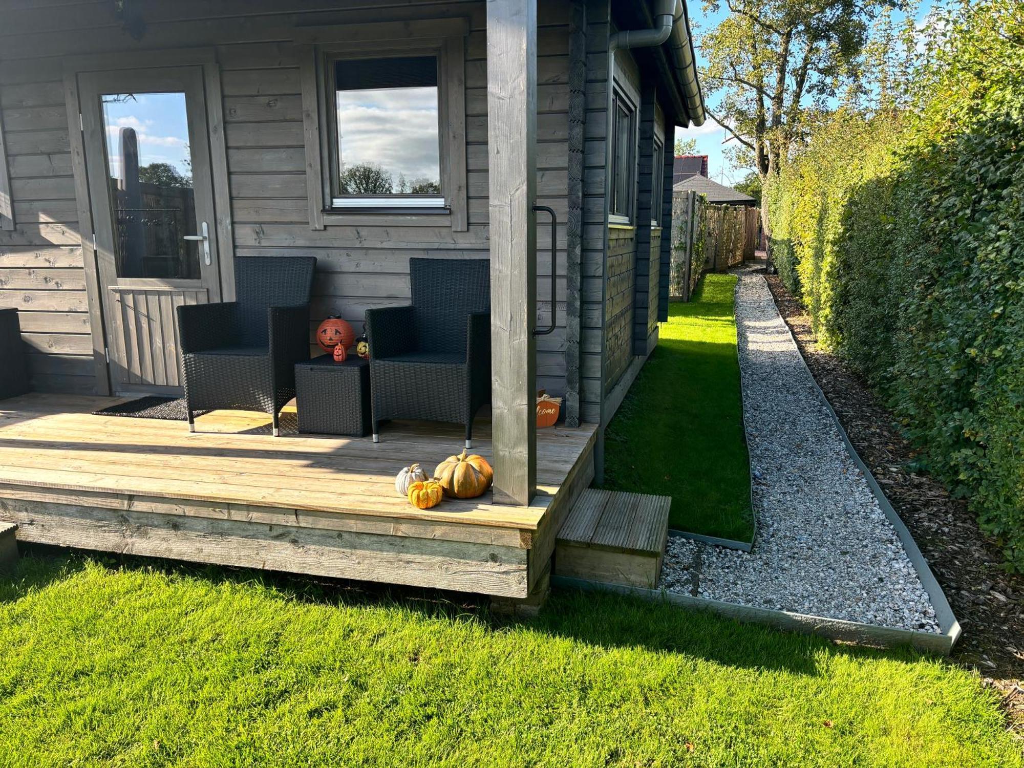 Chalet In Het Groen Met Airco Drachtstercompagnie المظهر الخارجي الصورة